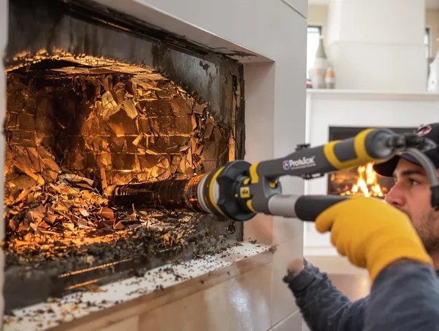 Professional chimney cleaning by Manhattan Beach Chimney Sweep in Manhattan Beach, CA