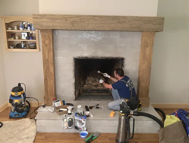 Detailed creosote removal process by Manhattan Beach Chimney Sweep in Manhattan Beach, CA