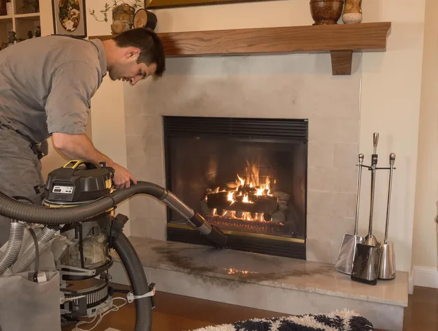 Routine fireplace upkeep by Manhattan Beach Chimney Sweep in Manhattan Beach, CA