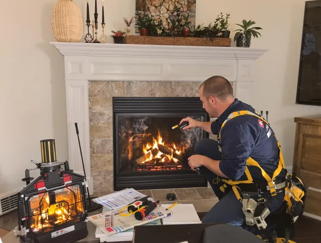 Safety-focused fireplace inspection by Manhattan Beach Chimney Sweep in Manhattan Beach, CA