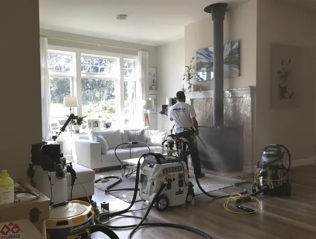 Soot removal service by Manhattan Beach Chimney Sweep for a fireplace in Manhattan Beach, CA
